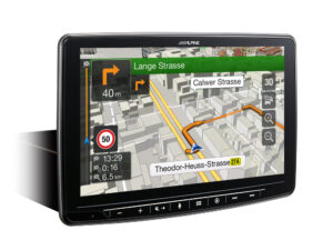 INE-F904D 1-DIN Navigationssystem mit 9-Zoll Touchscreen